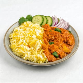 Butter Chicken with Jeera Rice